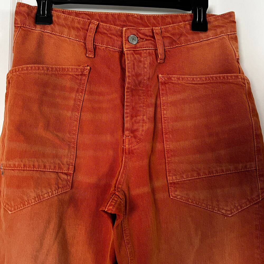 Free People We The Free Minimalist Moxie Barrel Jeans | Dusty Roads | Size 26 - Picture 5 of 10